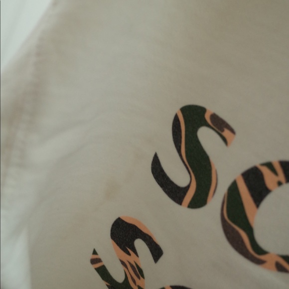 Anti Social Social Club White Hoodie ASSC woodland camo logo Woody - Picture 8 of 9